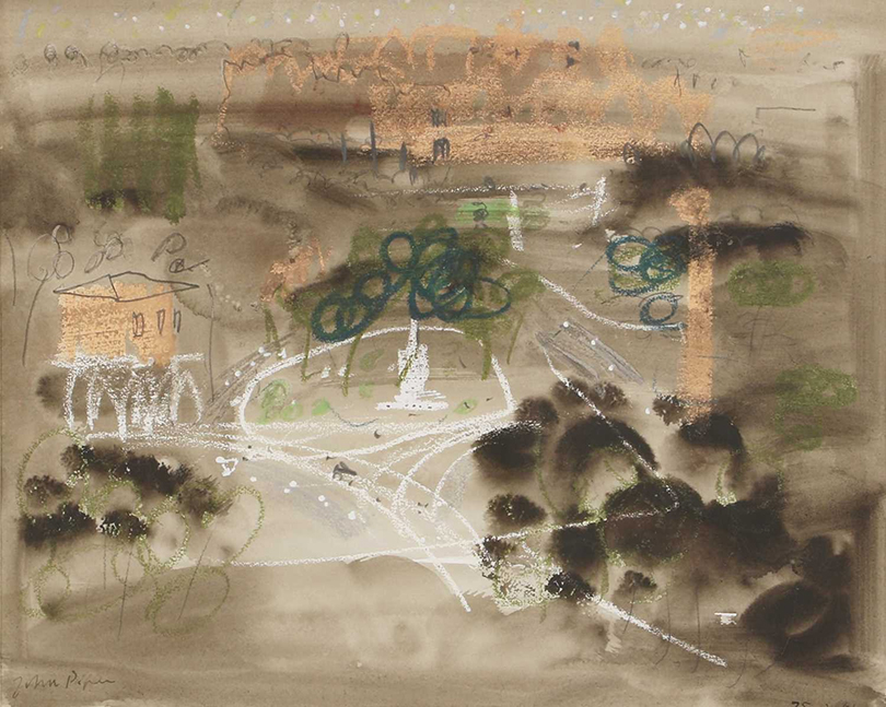 John Piper, Baths of Caracalla, 1961