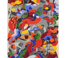 Loeber, Louise (follower?): Abstract Composition - SOLD