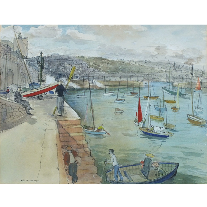 Truscott, Adrian: Phoenix Wharf, Plymouth - SOLD