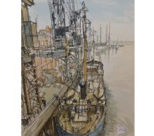 Finnie, J.H.: The Pool of London - SOLD