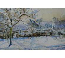 Evers, Joanne: Snow in the Garden, West Sussex - SOLD