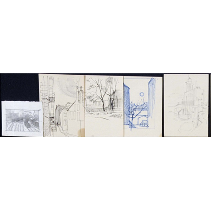 Jaques, Norman Clifford: Artist's Sketch Book - SOLD