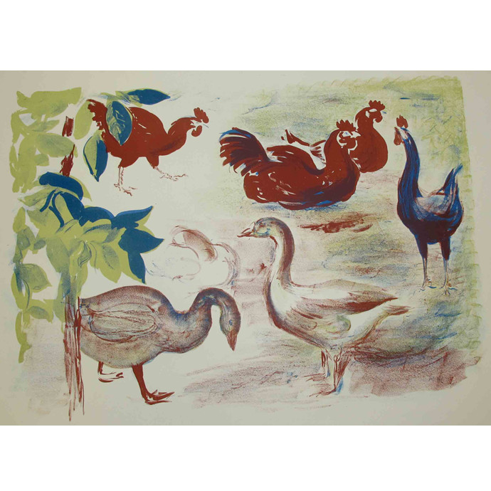 Reeve, Russell Sidney: Chickens and Geese