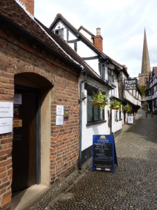 Located in one of Ledbury's oldest streets.