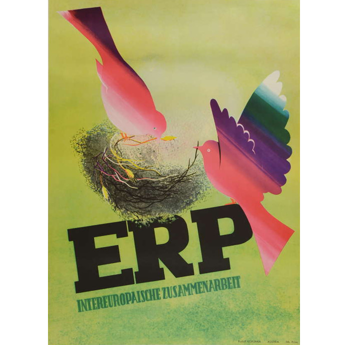 Korunka Rudolph: Marshall Plan poster - SOLD