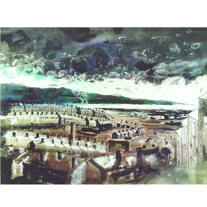 John Piper Swansea Towards Port Talbot
