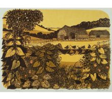 Tavener, Robert: Hedgerow and Barns
