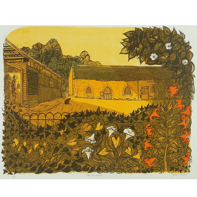 Tavener, Robert: Tithe Barn and Lillies - SOLD