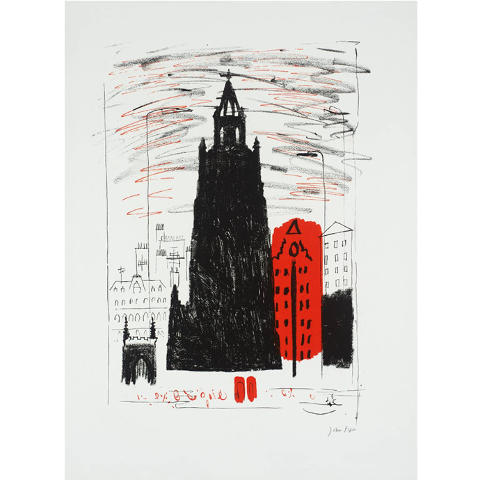 Piper, John: St Nicholas, Liverpool: smoke-black dockland church - SOLD