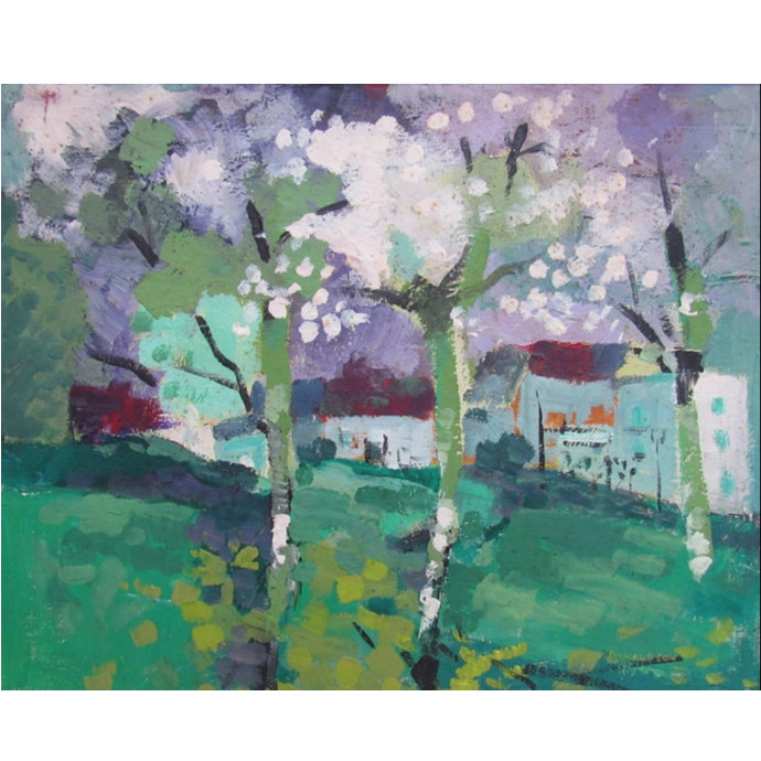 Ronaldson, Ronald: Landscape with Trees - SOLD