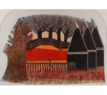 Tavener, Robert: Trees and Oast Houses (Morning) - SOLD
