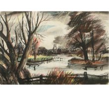 Suddaby, Rowland: The River Near Cavendish