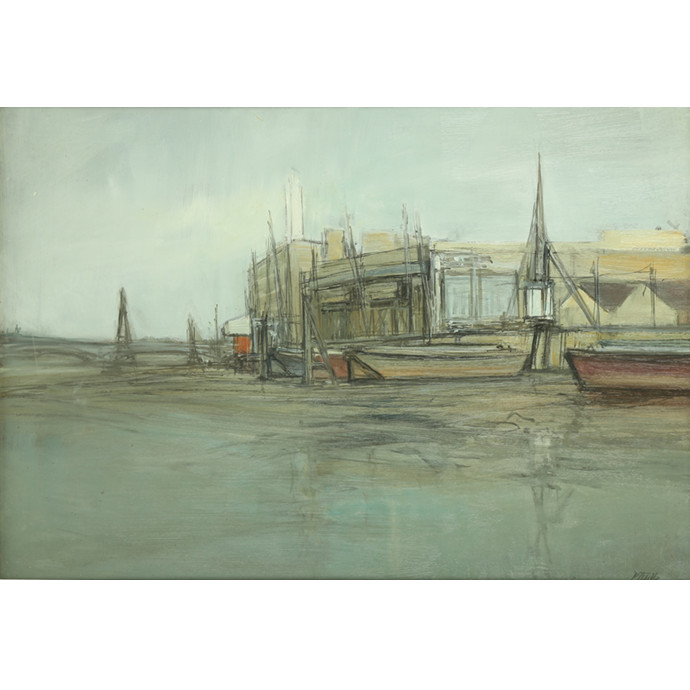 Tindle, David: Thames Near Blackfriars Bridge