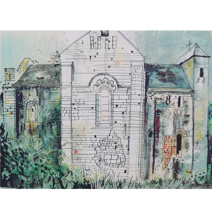 John Piper St Amand-de-Coly, Dordogne