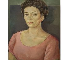 Kramer, Jacob: Portrait of a Woman in a Pink Dress