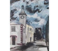 Piper, John: Laugharne Town Hall and Castle - SOLD
