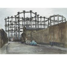 Jones, Peter: Kings Cross Gasometers - SOLD