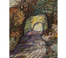 Jaques, Norman.C: Woodland Path Watercolour - SOLD